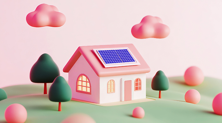 JPG 나무 구름 편집이미지 컬러 설계 주택 풍경 초록색 햇빛 귀여움 환경 언덕 모던 태양에너지 애니메이션 3DTV 편집3D AI컴퓨터그래픽 AI콘텐츠 에너지의날 자연요소 식물 기념일 컨셉 건물 태양 3D 텔레비전 그린에너지 파일형식