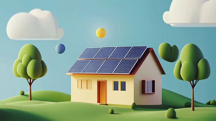 JPG 나무 구름 편집이미지 주택 풍경 태양 평화 환경 에너지 언덕 친환경 청록색 집열판 3DTV 기후변화 설치 편집3D AI컴퓨터그래픽 AI콘텐츠 에너지의날 자연요소 식물 기념일 컬러 컨셉 날씨 건물 3D 텔레비전 변화 태양에너지 파일형식