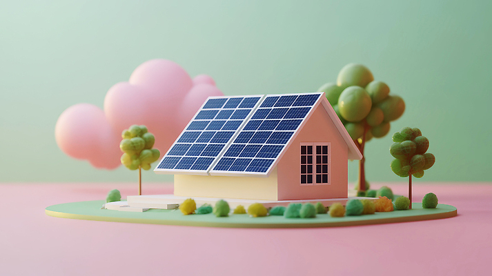 JPG 나무 식물 모델 편집이미지 설계 주택 풍경 장식 정원 미니어처 에너지 친환경 태양에너지 패널 3DTV 밝은색 편집3D AI컴퓨터그래픽 AI콘텐츠 에너지의날 기념일 컨셉 건물 3D 모형 환경 텔레비전 그린에너지 파일형식