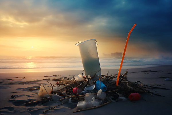 JPG 편집이미지 바다 자연 해변 일상 환경 일몰 오염 쓰레기 플라스틱 쓰레기더미 편집실사 AI포토 AI콘텐츠 재질 라이프 노을 CG 생태계 파일형식 더미