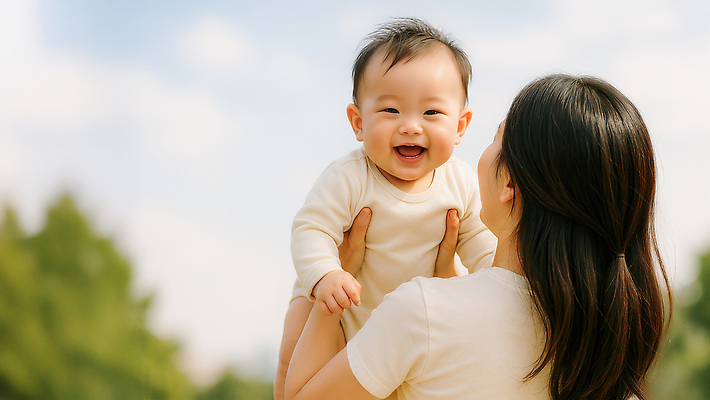 JPG 편집이미지 행복 가족 자연 엄마 사랑 미소 웃음 여름 산책 기쁨 아기 외출 의료성형뷰티 편집실사 AI인물포토 AI콘텐츠 계절 감정 관계 휴식 표정 사람 CG 생태계 파일형식 AI포토