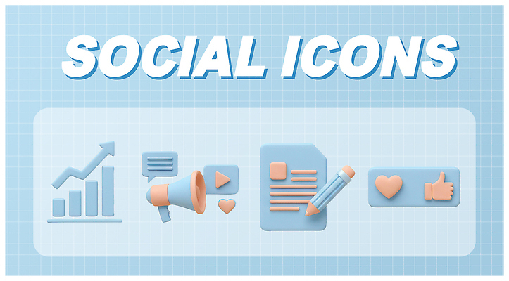 PSD 아이콘 디자인 상징 백그라운드 커뮤니케이션 그래프 그래픽 3D아이콘 3D 디지털 스피커 하트 표현 문서 이미지 언론 소셜 모양 음향기기 디지털합성 파일형식