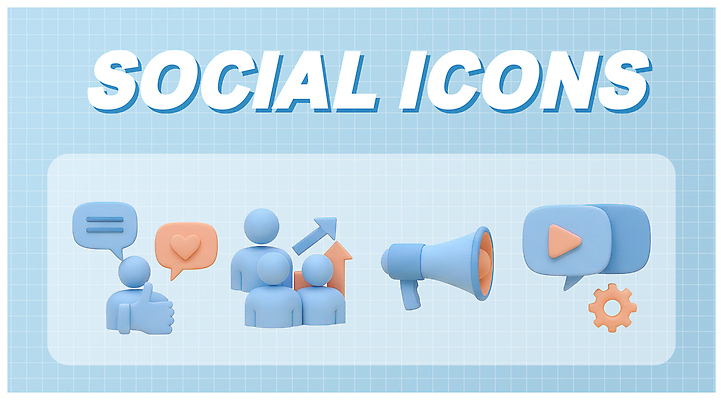 PSD 아이콘 디자인 화살표 상징 버튼 사랑 사람 그래픽 3D아이콘 3D 확성기 정보 표현 연결 재생 소통 소셜미디어 감정 컨셉 디지털합성 파일형식