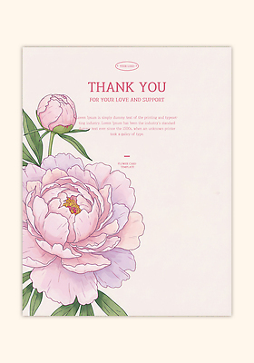 PSD 템플릿 디자인 꽃 예술 분홍색 프로포즈 일러스트 사랑 메시지 감사 감동 모란 지원 핸드메이드 이미지템플릿 카드프레임 식물 감정 컬러 프레임 파일형식