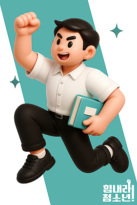 PSD 편집이미지 캐릭터 학생 디자인 옷 백그라운드 책 달리기 3D 기쁨 표현 그림 애니메이션 긍정적 밝은색 편집3D 감정 모션 디지털합성 파일형식