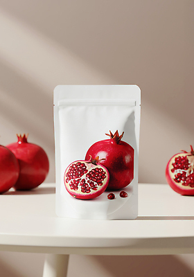 JPG 편집이미지 디자인 음료 과일 자연 식탁 탁자 건강 주스 활발 신선 석류 패키지 건강식 풍요 편집실사 AI포토 AI콘텐츠 음식 가구 컨셉 CG 생태계 파일형식