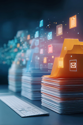 JPG 편집이미지 기술 관리 디지털 자료 흐름 정보 키보드 작업 문서 파일 폴더 정리 시스템 이미지편집 AI컴퓨터그래픽 AI콘텐츠 컨셉 파일형식