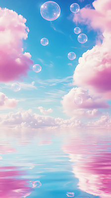 JPG 구름 여유 물결 분홍색 여행 일러스트 자연 하늘 추상 밝음 미소 풍경 해변 일상 반사 평화 고요 수면 신비 구슬 환상 국내일러스트 AI일러스트 AI콘텐츠 자연요소 감정 바다 컬러 컨셉 무늬 표정 라이프 물 생태계 파일형식