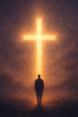 JPG 감정 기독교 종교 상징 십자가 일러스트 조명 사람 빛 평화 믿음 어둠 고요 기쁨 기도 신비 감사 영광군 국내일러스트 AI일러스트 AI콘텐츠 컨셉 전라남도 파일형식