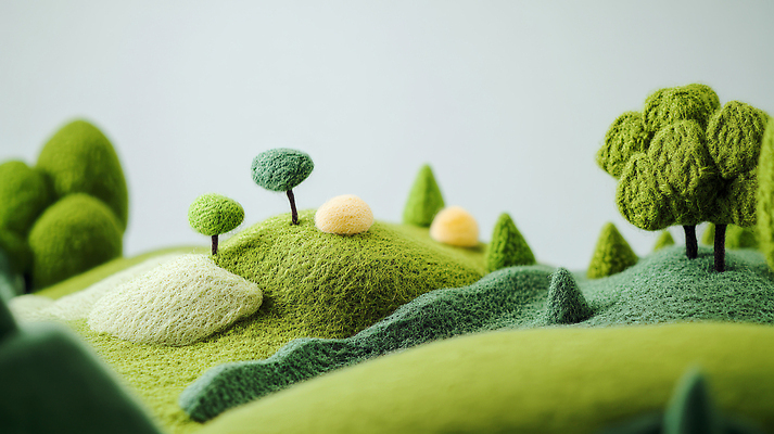 JPG 모양 나무 편집이미지 디자인 예술 자연 풍경 장식 초록색 평화 언덕 오브젝트 부드러움 조화 편집실사 AI포토 AI콘텐츠 식물 컬러 컨셉 감각 CG 생태계 파일형식