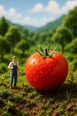 JPG 식물 편집이미지 백그라운드 농업 토마토 자연 풍경 일상 농사 물방울 농촌 농부 생태계 산속 편집실사 AI포토 AI콘텐츠 직업 산업 채소 산 라이프 시골 CG 파일형식