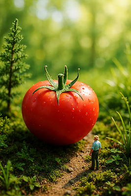 JPG 식물 편집이미지 농업 자연 생명 초록색 햇빛 산책로 미니어처 물방울 신선 숲 조경 생동감 편집실사 AI포토 AI콘텐츠 산업 길 컬러 태양 모형 CG 생태계 파일형식