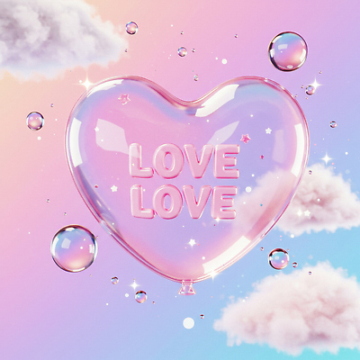 JPG 구름 편집이미지 디자인 감정 컬러 백그라운드 사랑 3D 물방울 하트 분위기 풍선 파스텔 뷰티풀 창의성 몽환 편집3D AI컴퓨터그래픽 AI콘텐츠 자연요소 모양 컨셉 학용품 디지털합성 파일형식