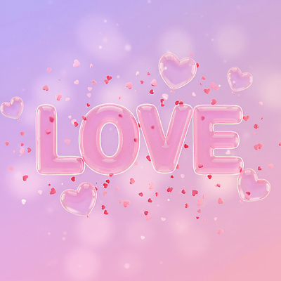JPG 편집이미지 문자 행복 감정 백그라운드 사랑 장식 반짝임 3D 귀여움 축제 로맨틱 하트 그림 뷰티풀 색감 편집3D AI컴퓨터그래픽 AI콘텐츠 모양 컨셉 모션 디지털합성 파일형식