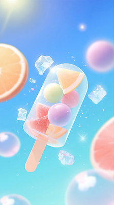 JPG 모양 응시 컬러 조각 과일 일러스트 아이스크림 디저트 사탕 해변 여름 과자 얼음 맛 시원함 즐거움 스무디 브레인스토밍 국내일러스트 AI일러스트 AI콘텐츠 자연요소 시선 계절 감정 음료 음식 바다 컨셉 파일형식