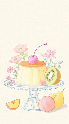 JPG 접시 꽃 과일 일러스트 자연 탁자 디저트 키위 장식 체리 편안함 복숭아 부드러움 푸딩 조화 색감 생화 정성 핸드메이드 선박 맛있는 국내일러스트 AI일러스트 AI콘텐츠 식물 식기 음식 가구 수상교통 감각 생태계 파일형식