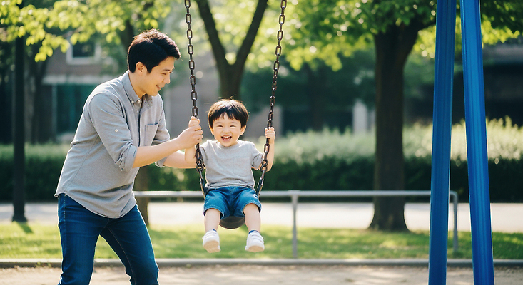 JPG 나무 편집이미지 공원 행복 어린이 가족 놀이 웃음 여름 햇빛 시간 아빠 놀이터 즐거움 그네 의료성형뷰티 편집실사 AI인물포토 AI콘텐츠 식물 계절 공공시설 감정 관계 표정 사람 태양 CG 파일형식 AI포토