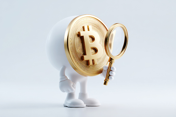 JPG 편집이미지 캐릭터 기술 금융 경제 심볼 분석 검사_조사 투자 확대경 가상화폐 블록체인 편집실사 AI컴퓨터그래픽 AI콘텐츠 컨셉 돈 비즈니스 CG 파일형식 4차산업