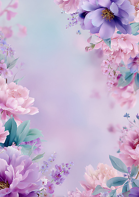 JPG 식물 디자인 꽃 화초 예술 분홍색 컬러 백그라운드 패턴 일러스트 자연 장식 파란색 화환 화려 중앙 부드러움 파스텔 조화 뷰티풀 국내일러스트 AI일러스트 AI콘텐츠 컨셉 무늬 학용품 감각 생태계 파일형식