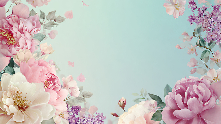 JPG 식물 꽃 여유 분홍색 백그라운드 꽃밭 일러스트 자연 풍경 평화 정원 보라색 봄 화려 향기 부드러움 만개 뷰티풀 생동감 싱그러움 차분 국내일러스트 AI일러스트 AI콘텐츠 계절 감정 컬러 컨셉 감각 생태계 냄새 파일형식