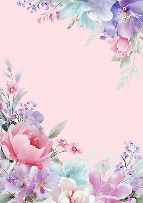 JPG 디자인 꽃 화초 예술 분홍색 컬러 꽃다발 백그라운드 일러스트 자연 수채화 장식 장미 봄 화사함 감성 조화 뷰티풀 스타일 국내일러스트 AI일러스트 AI콘텐츠 식물 계절 컨셉 생태계 파일형식