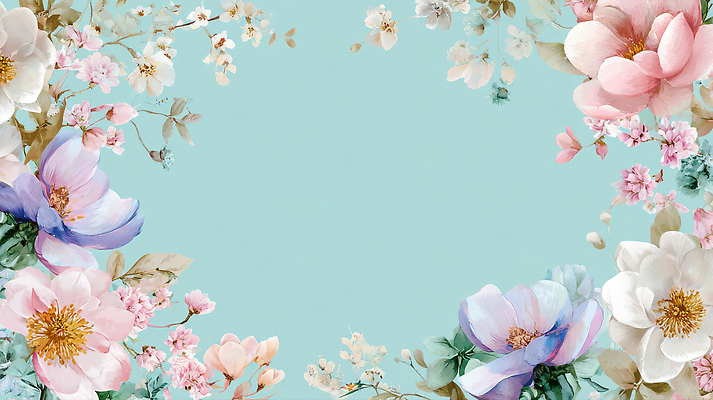 JPG 디자인 꽃잎 꽃 예술 컬러 꽃다발 백그라운드 일러스트 자연 수채화 장식 장미 봄 벚꽃 청록색 감성 조화 뷰티풀 국내일러스트 AI일러스트 AI콘텐츠 식물 계절 컨셉 생태계 파일형식