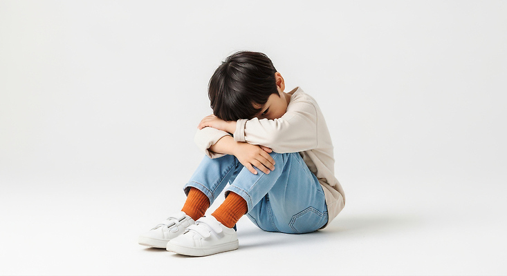 JPG 편집이미지 옷 감정 어린이 포즈 겨울 바닥 앉기 소년 고요 슬픔 무릎 조용 위로 혼자 의료성형뷰티 편집실사 AI인물포토 AI콘텐츠 계절 남자 모션 사람 신체부위 CG 파일형식 AI포토