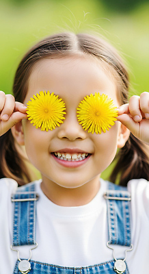 JPG 편집이미지 꽃 행복 어린이 자연 놀이 웃음 소녀 잔디 여름 소풍 노란색 즐거움 외출 뷰티풀 의료성형뷰티 편집실사 AI인물포토 AI콘텐츠 식물 계절 여자 감정 컬러 표정 사람 야외활동 CG 생태계 파일형식 AI포토