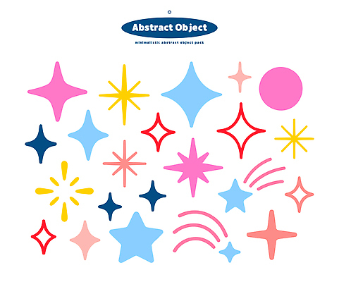 모양 도형 디자인 별 예술 컬러 백그라운드 패턴 일러스트 추상 그래픽 장식 컬러풀 즐거움 기하학 창의성 스타일 아기자기 국내일러스트 AI파일 자연요소 감정 컨셉 무늬 파일형식 벡터