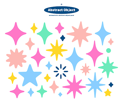모양 디자인 별 예술 컬러 백그라운드 패턴 일러스트 추상 그래픽 이미지 파스텔 조화 구성 색채 창의력 미니멀 국내일러스트 AI파일 자연요소 무늬 학용품 파일형식 벡터