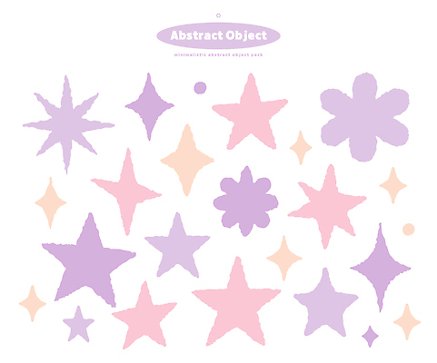 모양 디자인 꽃 별 예술 컬러 백그라운드 패턴 일러스트 추상 부드러움 패키지 조화 색채 스타일 국내일러스트 AI파일 자연요소 식물 무늬 감각 파일형식 벡터