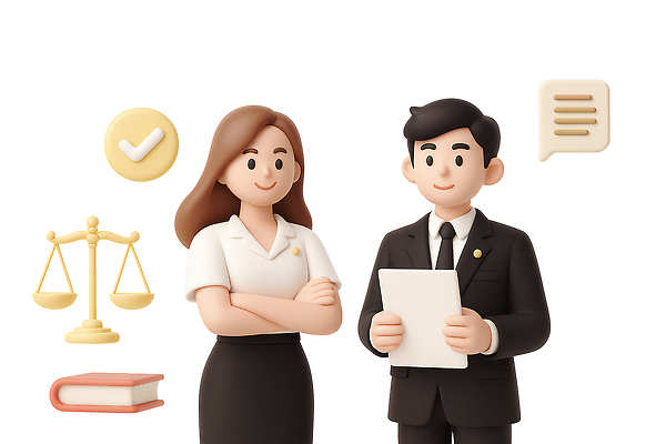 PSD 편집이미지 캐릭터 대화 사무실 3D 팔짱 업무 고객 상담 문서 법 변호사 정의 법정 전문 편집3D 직업 비즈니스 모션 말하기 작업 디지털합성 파일형식