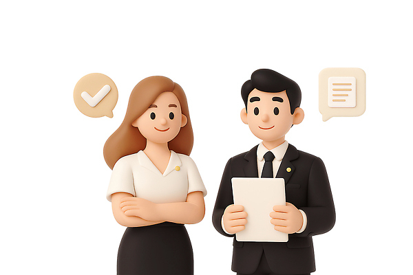 PSD 편집이미지 캐릭터 디자인 비즈니스 협력 대화 사무실 3D 환경 정보 직장인 체크표시 문서 소통 스타일 편집3D 직업 컨셉 말하기 디지털합성 확인 파일형식