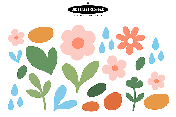 식물 디자인 꽃 예술 상징 컬러 패턴 일러스트 자연 추상 풍경 그래픽 여름 컬러풀 표현 배열 기하학 조화 국내일러스트 AI파일 계절 무늬 생태계 파일형식 벡터