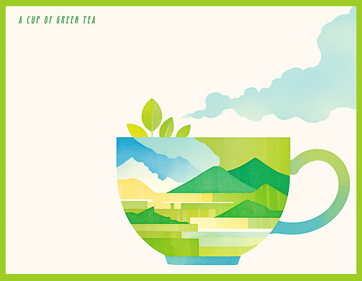 PSD 구름 전통 디자인 예술 컬러 일러스트 상상 자연 휴식 잔 산 건강 풍경 컵 평화 시간 분위기 차 녹차 오후 국내일러스트 자연요소 식기 음료 컨셉 차_음료 생태계 파일형식