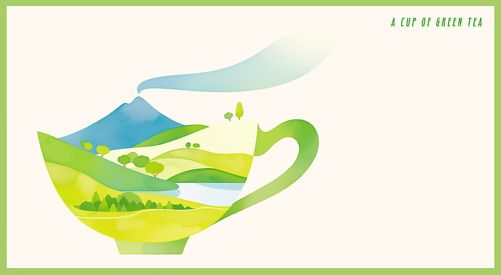 PSD 구름 감정 여유 예술 컬러 일러스트 자연 잔 산 풍경 일상 초록색 강 평화 산책 마시기 차 숲 언덕 힐링 국내일러스트 자연요소 식기 음료 컨셉 모션 휴식 라이프 생태계 파일형식