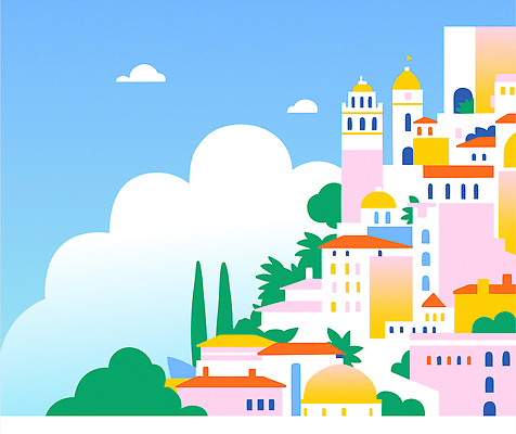 식물 구름 디자인 문화 예술 컬러 여행 일러스트 자연 하늘 아침 미술 풍경 건물 일출 도시 그림 조화 내리막 뷰티풀 국내일러스트 AI파일 주간 자연요소 건축물 문화예술 노을 생태계 파일형식 벡터