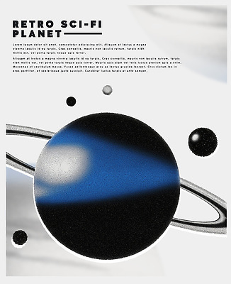 PSD 디자인 예술 컬러 과학 일러스트 표면 우주 공간 행성 대기 원형 그림 복고 윤곽 뷰티풀 경관 SF 국내일러스트 도형 풍경 파일형식