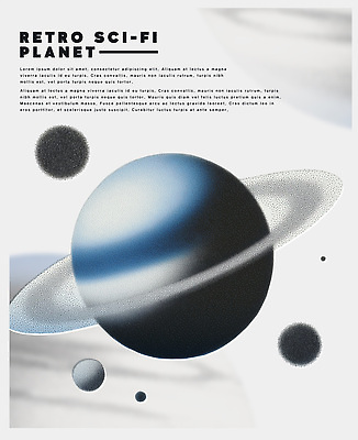 모양 PSD 디자인 예술 컬러 백그라운드 일러스트 추상 그래픽 우주 공간 행성 표현 원형 작품 복고 조화 창의성 스타일 국내일러스트 도형 무늬 미술 파일형식