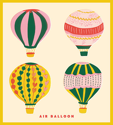 PSD 디자인 예술 컬러 여행 패턴 일러스트 하늘 공중 장식 축제 자유 열기구 비행 공예 즐거움 오브젝트 상쾌 그림 풍선 창의성 국내일러스트 감정 컨셉 무늬 항공교통 취미 파일형식