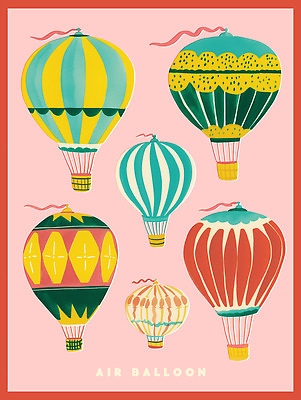 PSD 디자인 예술 컬러 여행 패턴 일러스트 하늘 풍경 공중 여름 축제 다양 도전 열기구 비행 즐거움 풍선 상상력 국내일러스트 계절 감정 다수 무늬 항공교통 파일형식