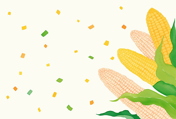 PSD 식물 디자인 예술 컬러 백그라운드 채소 일러스트 자연 옥수수 그래픽 장식 여름 농작물 농사 신선 원예 국내일러스트 계절 농업 곡류 취미 생태계 파일형식