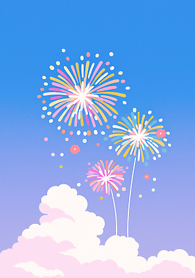 JPG 구름 공원 기념일 컬러 야경 일러스트 자연 놀이 하늘 불꽃놀이 풍경 이벤트 여름 빛 축제 축하 즐거움 감동 뷰티풀 국내일러스트 AI일러스트 AI콘텐츠 자연요소 계절 공공시설 감정 컨셉 야간 생태계 파일형식 풍경_경치