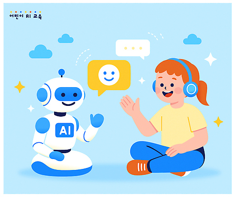 교육 어린이 과학 일러스트 미래 기술 대화 웃음 친구 전자제품 학습 디지털 헤드셋 로봇 즐거움 상담 소통 개발 창의성 상호작용 AI_인공지능 국내일러스트 AI파일 감정 음향기기 컨셉 관계 표정 말하기 사람 헤드폰 파일형식 벡터