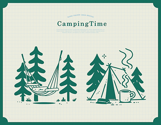 사계절 커피 여행 일러스트 가족 자연 휴식 텐트 요리 야외 여름 친구 소풍 산책 캠핑 장비 도전 숲 바비큐 해먹 국내일러스트 AI파일 계절 음료 음식 컨셉 관계 레저 캠핑도구 야외활동 침대 생태계 파일형식 벡터
