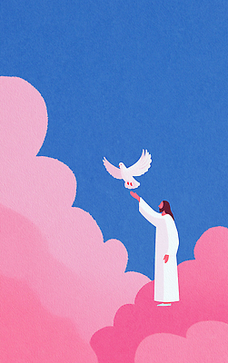 JPG 감정 종교 예술 상징 일러스트 자연 하늘 사람 평화 희망 감상 자유 비둘기 소통 상상력 순간 창의성 국내일러스트 AI일러스트 AI콘텐츠 컨셉 조류 생태계 파일형식