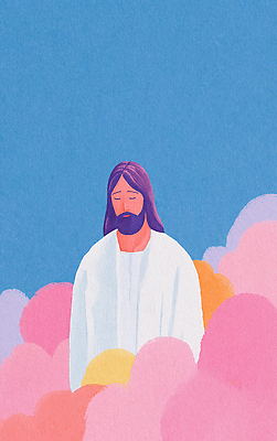 JPG 구름 기독교 종교 예술 상징 백그라운드 일러스트 상상 하늘 미술 평화 고요 예수 영혼 편안함 그림 심플 신성 색채 국내일러스트 AI일러스트 AI콘텐츠 자연요소 컨셉 문화예술 신_종교 감각 파일형식