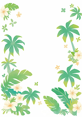 JPG 디자인 꽃 화초 예술 백그라운드 일러스트 자연 풍경 장식 초록색 여름 정원 성장 열대식물 화사함 색감 생동감 아열대 국내일러스트 AI일러스트 AI콘텐츠 식물 계절 컬러 컨셉 생태계 파일형식