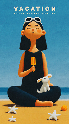 PSD 편집이미지 행복 여유 바다 휴가 아이스크림 소녀 해변 여름 반려동물 모래사장 햇빛 강아지 편안함 놀기 이미지편집 동물 계절 여자 감정 어린이 모션 디저트 태양 감각 개 파일형식