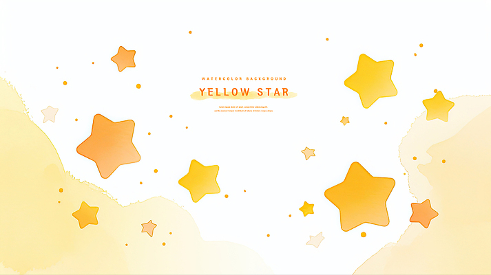 PSD 디자인 별 예술 컬러 백그라운드 패턴 일러스트 추상 따뜻함 그래픽 장식 노란색 물감 편안함 부드러움 그라데이션 영감 테마 국내일러스트 자연요소 무늬 미술도구 감각 파일형식